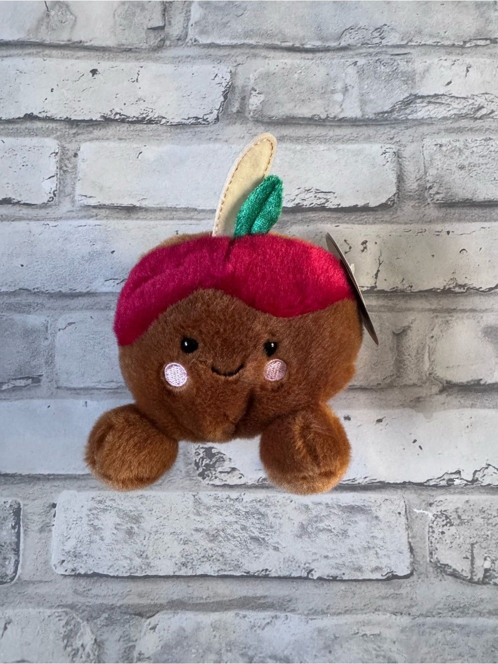 PALM PALS | Sticky Caramel Apple Plush Stuffed Animal Toy NEW NWT